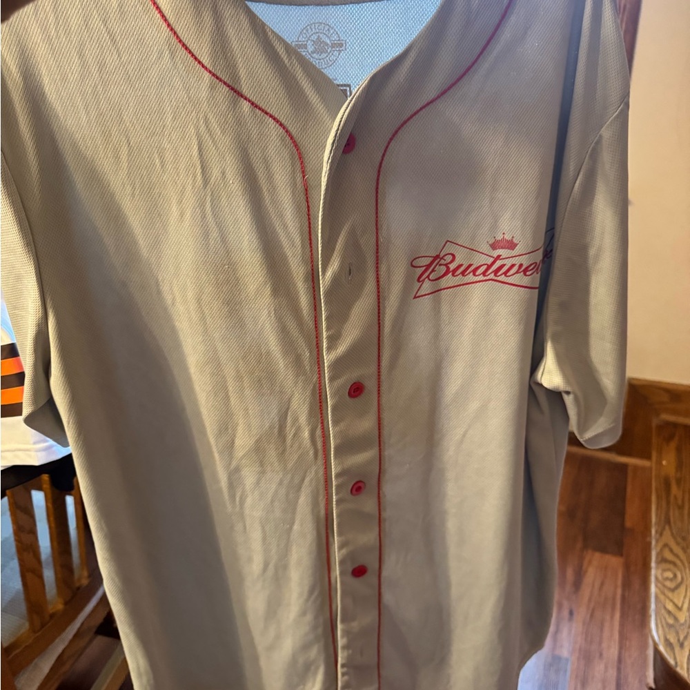 Vintage Budweiser Baseball Jersey